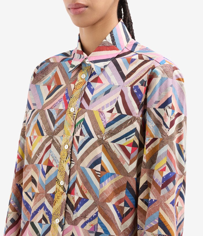 Pierre Louis Mascia DIOMEDE Longsleeve Shirt Cotton MOSAICO DIOMEDESCML12451CO518041101