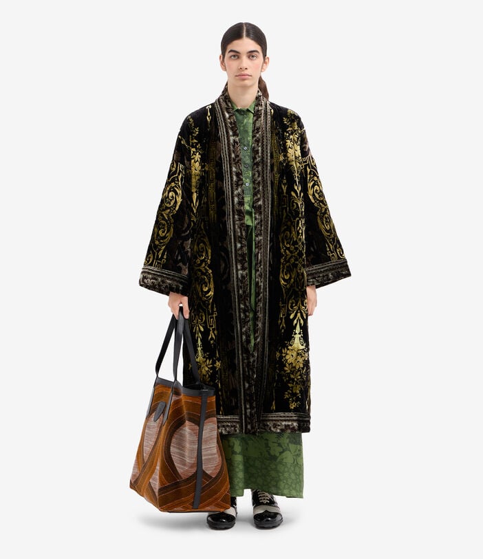 Pierre Louis Mascia KANADAS Kimono Viscose Silk Multicolor KANADASKM11944VI516455101