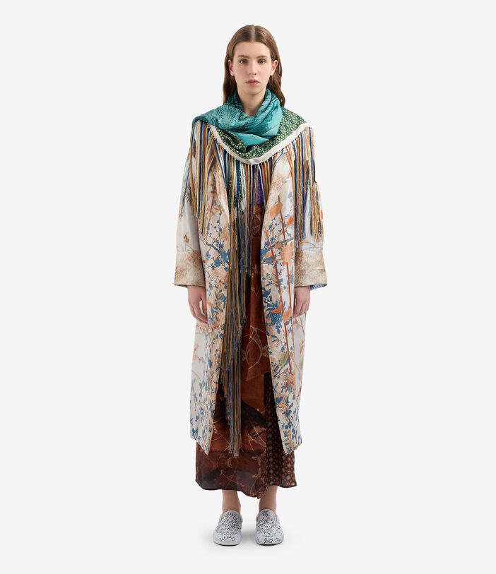 Pierre Louis Mascia ENEKAM Jacket/Raincoat Silk ECRU ENEKAMSPO12438SE514977101