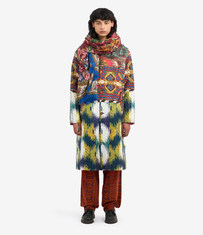 Pierre Louis Mascia ALOINT Raincoat Polyester Silk Multicolor ALOINTIMP12324PL513550101