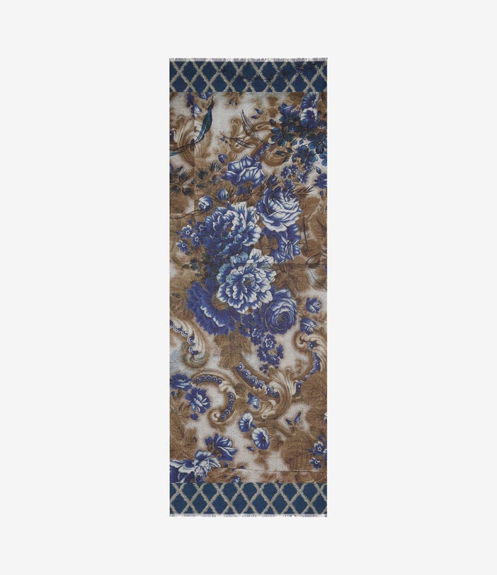 Pierre Louis Mascia HAWNBCI Scarf Cotton Silk 65x190 ZAFFIRO ISCHIA HAWNBCISW065X190ACO517578101