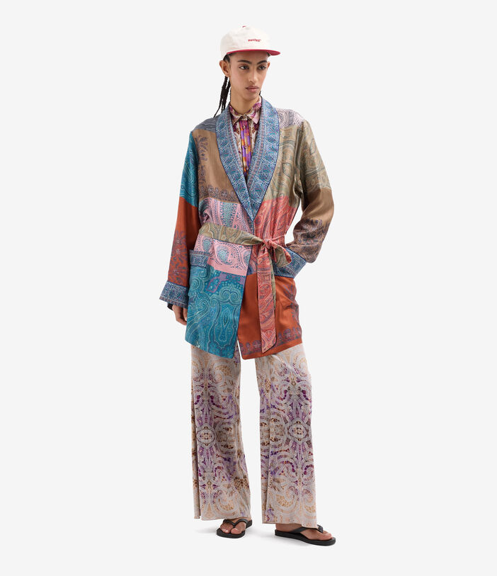 Pierre Louis Mascia ADANASTR Palazzo Trousers Silk MALVA ADANASTRSVPT12409SE146981101