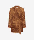Pierre Louis Mascia ALOEGUM Dressing Gown Silk Pierre Louis Mascia ALOEGUM Dressing Gown Silk Multicolor ALOEGUMSVT10010L92SE516072101