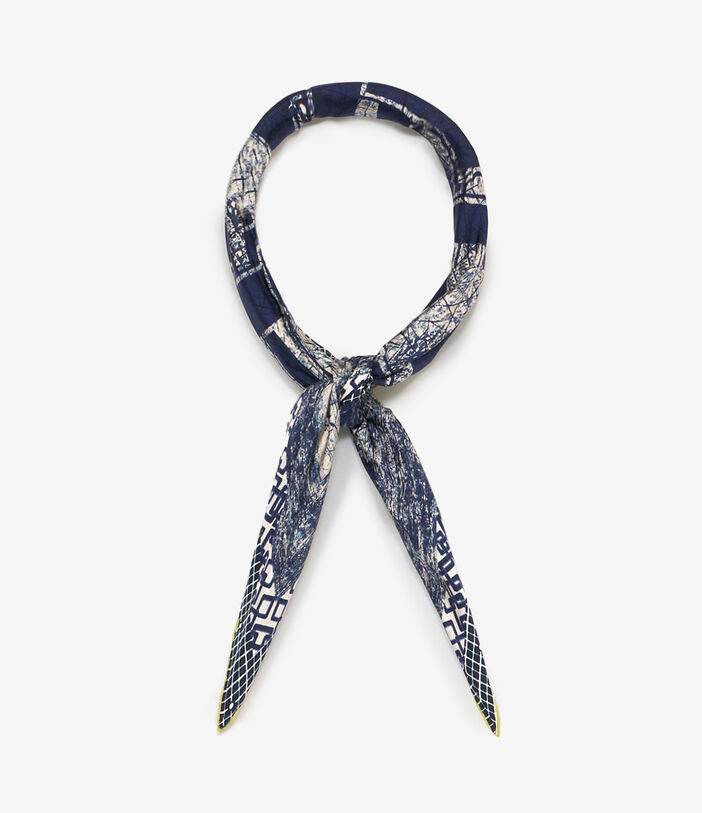 Pierre Louis Mascia ALOEUW Bandana Scarf Silk 67x67 NAVY ALOEUWSW067X067MSE51480210118