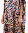 Pierre Louis Mascia ALOE Kaftan Coat Silk MOSAICO ALOESKL10062L200SE147007101