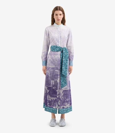 Pierre Louis Mascia DIOMEDE Dress Cotton LAVENDER DIOMEDESAB12441CO515033101