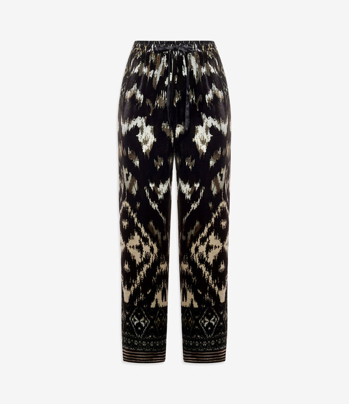 Pierre Louis Mascia KANADA Trousers Viscose Silk Multicolor KANADAPT11667VI516442101