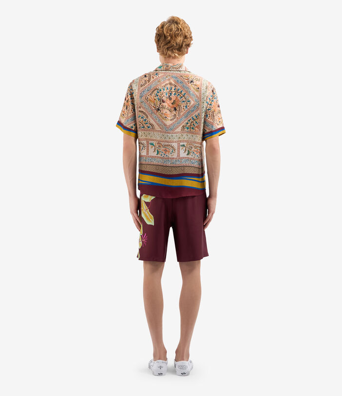 Pierre Louis Mascia ALOE Shortsleeve Shirt Silk MULTICOLOR ALOESCMC11927SE514854101