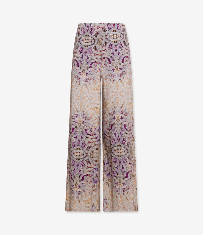 Pierre Louis Mascia ADANASTR Palazzo Trousers Silk MALVA ADANASTRSVPT12409SE146981101