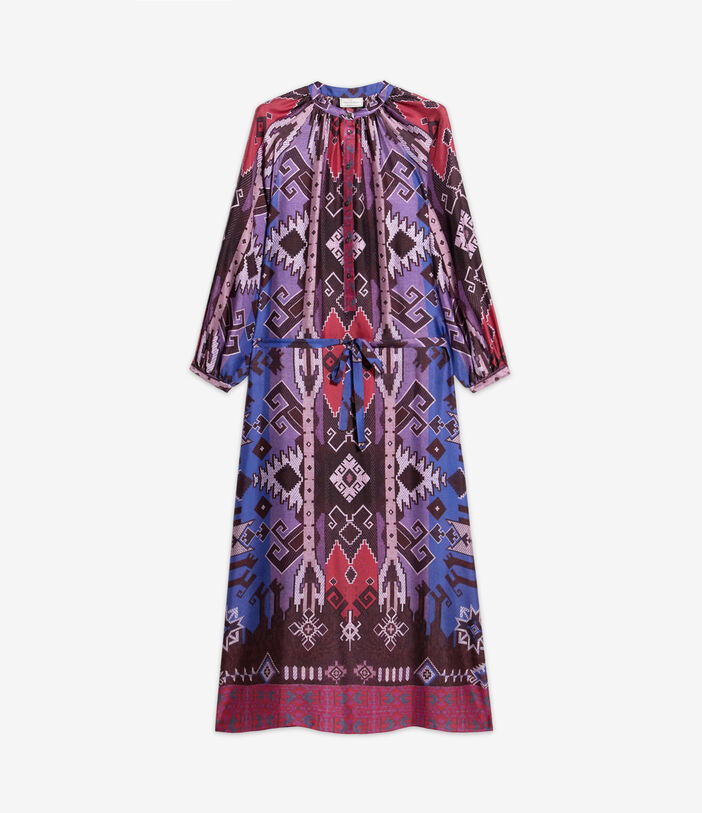 Pierre Louis Mascia ALOE Dress Silk Multicolor ALOESAB11524SE513354101