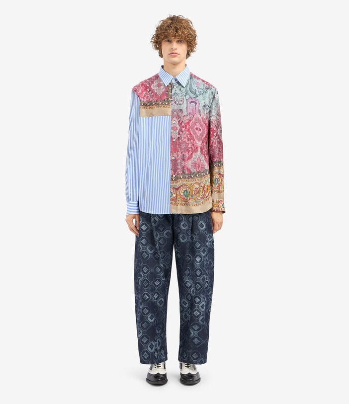 Pierre Louis Mascia ALOKAM Longsleeve Shirt Cotton Silk Pierre Louis Mascia ALOKAM Longsleeve Shirt Cotton Silk MIRAGGIO - AZZURRO ALOKAMCML11873CO516520101