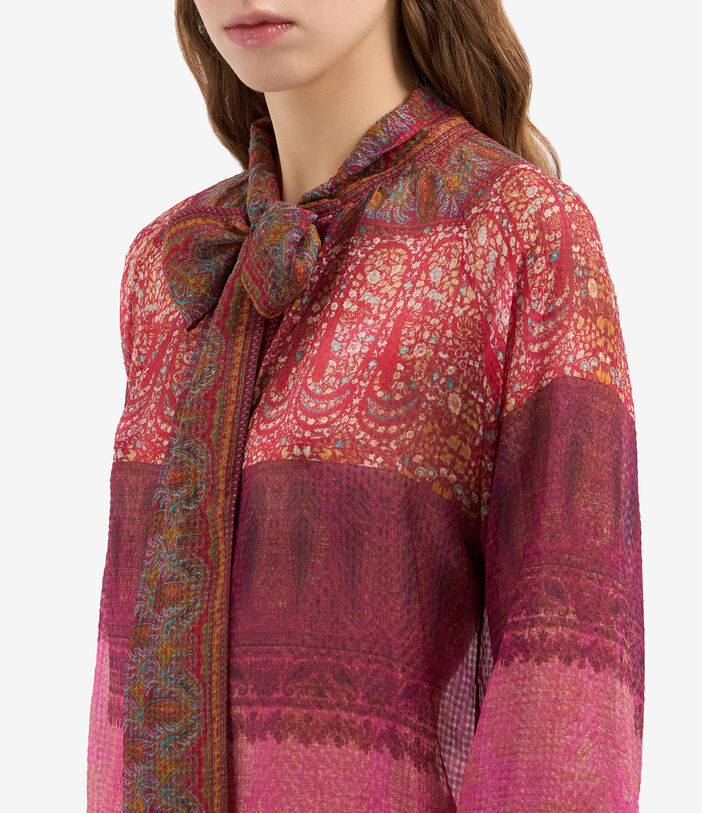 Pierre Louis Mascia LEANDRO Longsleeve Shirt Silk FUCHSIA LEANDROSPPCML12361SE514744101