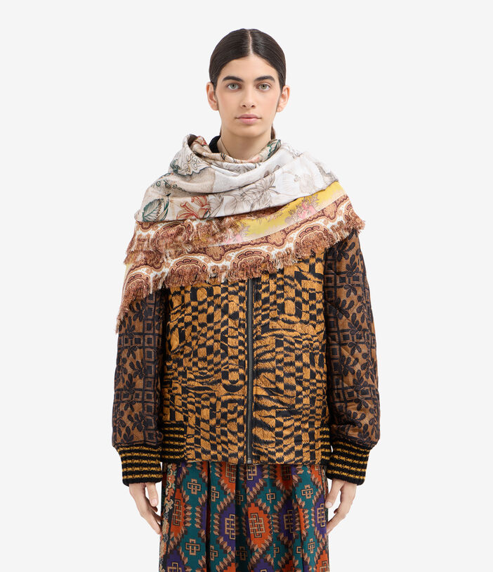 Pierre Louis Mascia ALOEUW Shawl Scarf Silk 135x195 Pierre Louis Mascia ALOEUW Shawl Scarf Silk 135x195 Multicolor ALOEUWSW135X195S4SE51563410118