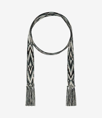 Pierre Louis Mascia PLMNASTR04 Belt Cotton NERO PLMNASTR04CI1ACONERO