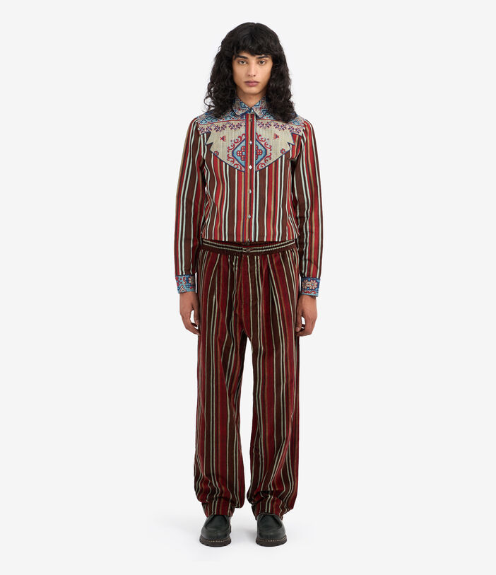Pierre Louis Mascia TESLABIO Longsleeve Shirt Cotton Multicolor TESLABIOSCML12317CO513218101