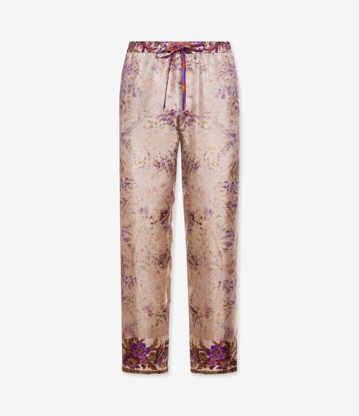 Pierre Louis Mascia ALOE Trousers Silk MALVA ALOESPT10959SE517905101