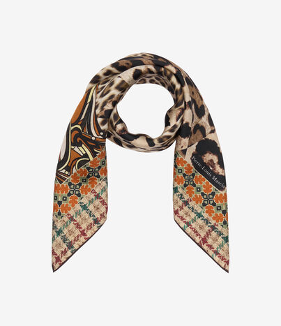 Pierre Louis Mascia ALOEUW Bandana Scarf Silk 67x67 ERBARIO DI PERLA ALOEUWSW067X067MSE518886101