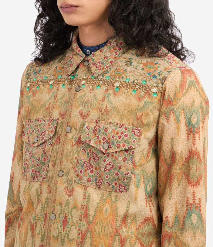 Pierre Louis Mascia INTEGMOS Longsleeve Shirt Polyamide Multicolor INTEGMOSCML10973PA513555101