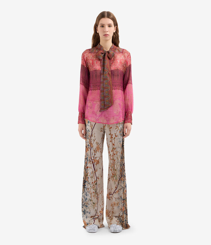 Pierre Louis Mascia LEANDRO Longsleeve Shirt Silk FUCHSIA LEANDROSPPCML12361SE514744101