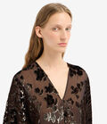 Pierre Louis Mascia PATCHDEV Dress Viscose Silk EBANO MORO PATCHDEVAB12970VIMORONERO