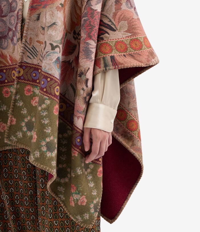 Pierre Louis Mascia PANCAKE Poncho Cape Wool Pierre Louis Mascia PANCAKE Poncho Cape Wool Multicolor PANCAKESGAPH006WO516616101