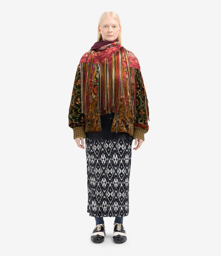 Pierre Louis Mascia KANADAG Bomber Jacket Viscose Silk Multicolor KANADAGBM12696VI516686101
