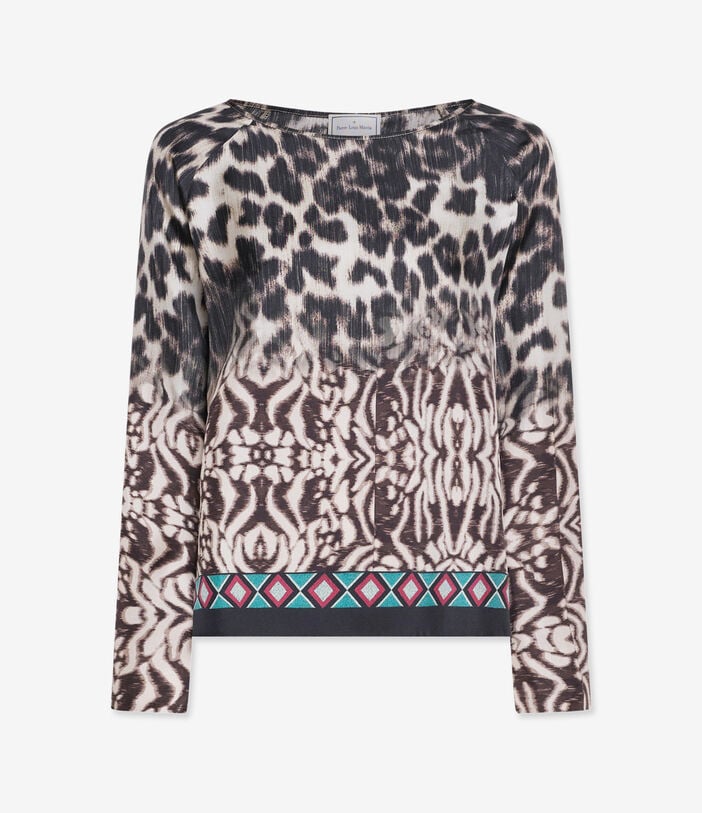 Pierre Louis Mascia ALOE Longsleeve Shirt Silk TRAMA SELVATICA ALOESCML10061SE518059101