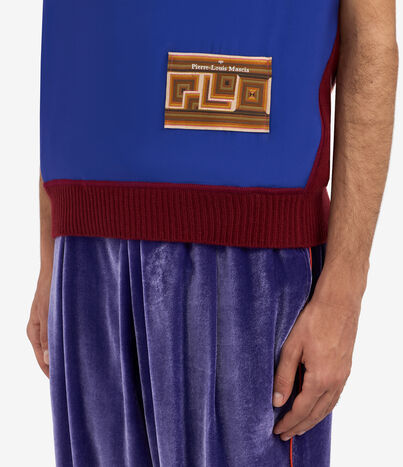 Pierre Louis Mascia TRICOT Gilet Wool Cashmere Multicolor TRICOTGLPNB002WOVINVIOLA