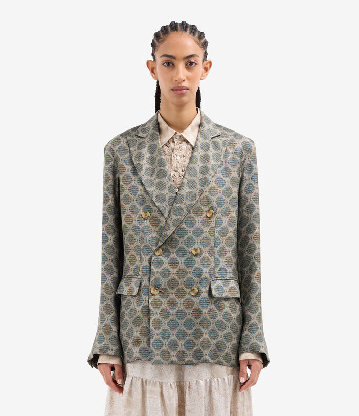 Pierre Louis Mascia FANCY Jacket Silk GRIGIO FUM&Eacute; FANCY2SGC12167SE518118101