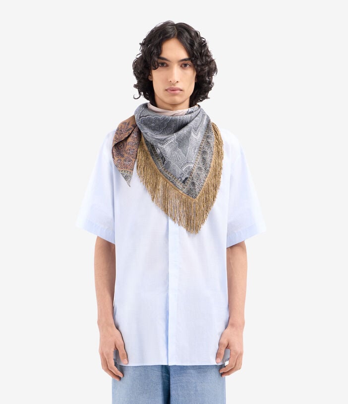 Pierre Louis Mascia ALOEUW Bandana Scarf Silk 90x90 PATCHWORK ALOEUWSW090X090GTFSE517567101