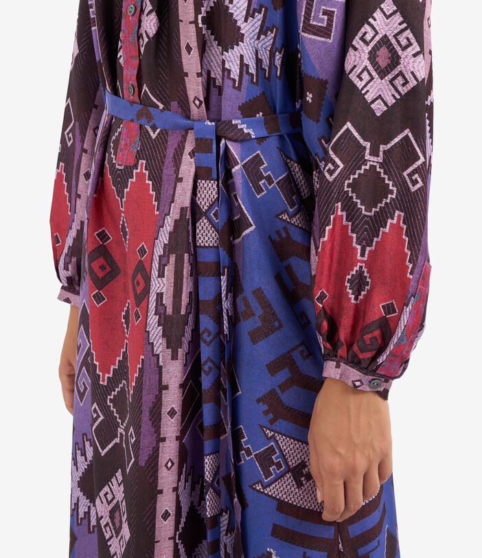Pierre Louis Mascia ALOE Dress Silk Multicolor ALOESAB11524SE513354101