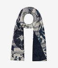 Pierre Louis Mascia ALOESTA Scarf Silk 65x190 RAMPICANTE BLU ALOESTA065X190DSE517571101