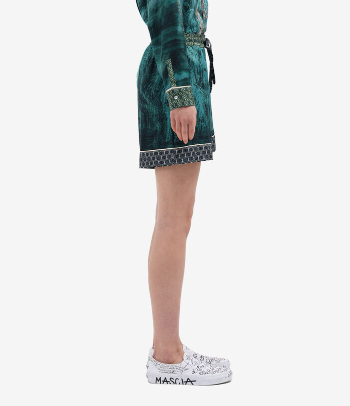 Pierre Louis Mascia ALOE Shorts Silk Pierre Louis Mascia ALOE Shorts Silk AQUAMARINE ALOESPN12170SE514859101