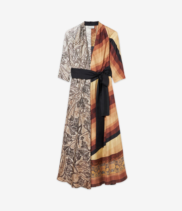 Pierre Louis Mascia CIALDA Wrap Dress Silk Multicolor CIALDASAB11914SE513359101