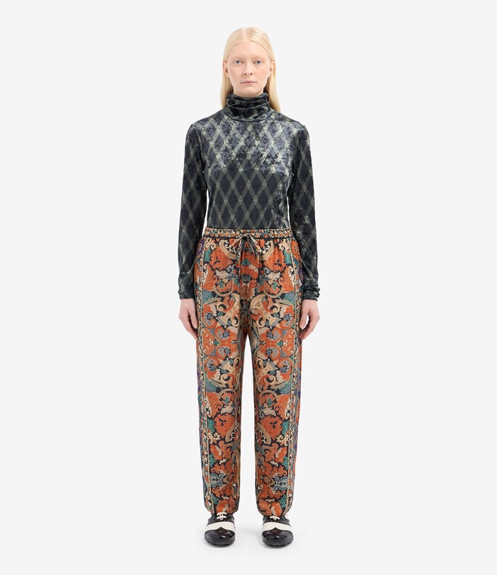 Pierre Louis Mascia ALOE Trousers Silk Pierre Louis Mascia ALOE Trousers Silk KILIM ALOESPT10959SE516278101