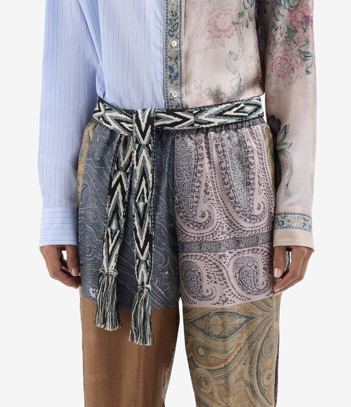 Pierre Louis Mascia PLMNASTR04 Belt Cotton NERO PLMNASTR04CI1ACONERO