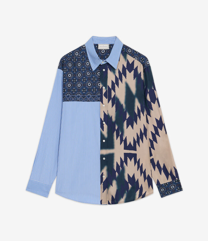 Pierre Louis Mascia ALOTHO Longsleeve Shirt Cotton Silk Multicolor ALOTHOCML11873CO513570101