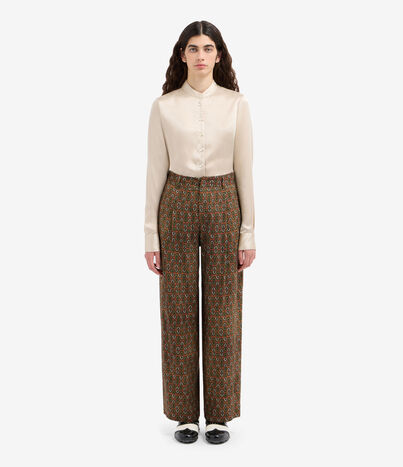 Pierre Louis Mascia BEATEX Trousers Wool Multicolor BEATEXSPT12614WO143916101