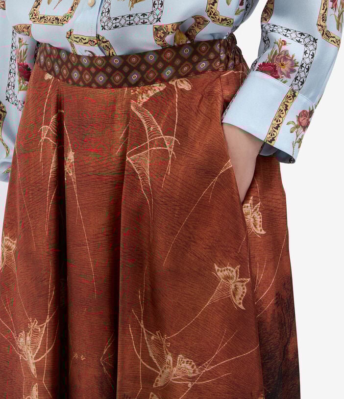 Pierre Louis Mascia ALOE Skirt Silk Pierre Louis Mascia ALOE Skirt Silk TOBACCO ALOESGO12353SE514908101