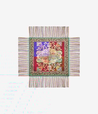 Pierre Louis Mascia ALOEUW Scarf Silk 135x135 Multicolor ALOEUWSW135X135INSE51582010118