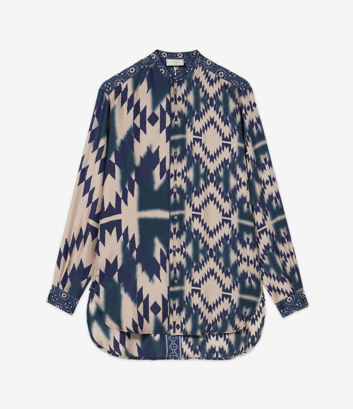 Pierre Louis Mascia ALOE Longsleeve Shirt Silk Multicolor ALOESCML11185SE513516101