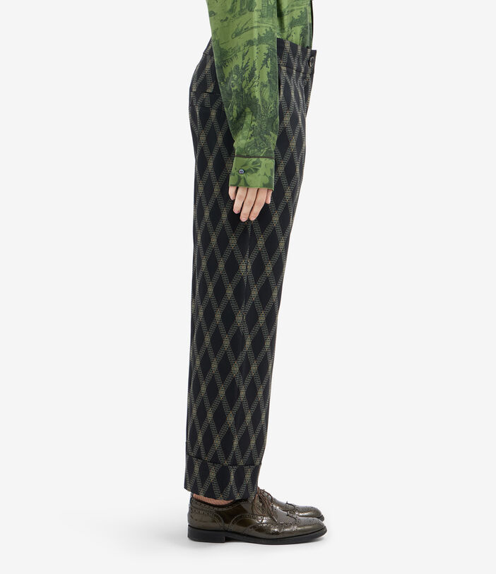 Pierre Louis Mascia DYLAN Palazzo Trousers Virgin wool Pierre Louis Mascia DYLAN Palazzo Trousers Virgin wool Multicolor DYLANSPT12471WV143900101