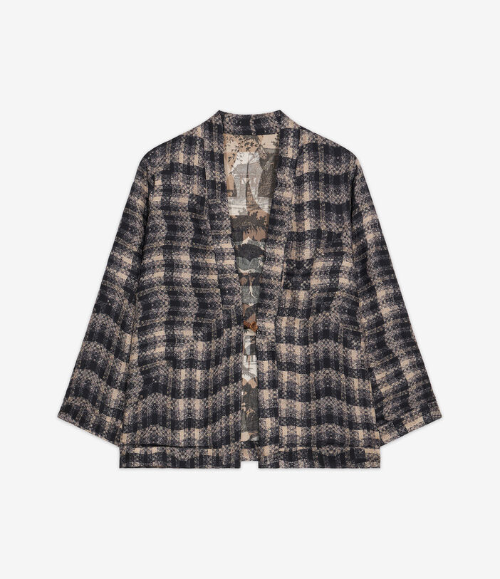 Pierre Louis Mascia ALOE Jacket Silk Multicolor ALOEGC12045SE513249101