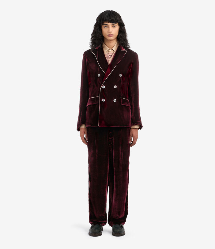 Pierre Louis Mascia KANPUR Jacket Viscose Silk BORDEAUX KANPURUGC12386VIBORDEAUX