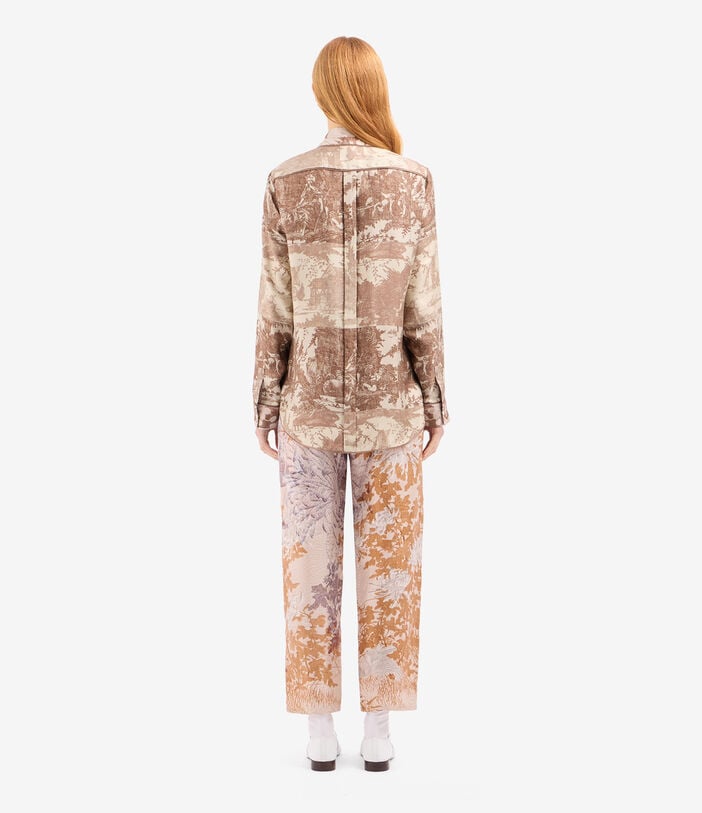 Pierre Louis Mascia ALOE Longsleeve Shirt Silk TERRA CIPRIATA ALOESCML10642SE518111104