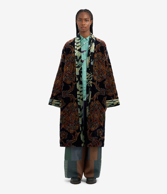 Pierre Louis Mascia KANADA Kimono Viscose Silk Multicolor KANADAKM12343VI513491101