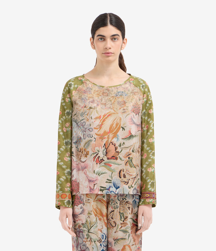 Pierre Louis Mascia ALOE Longsleeve Shirt Silk Pierre Louis Mascia ALOE Longsleeve Shirt Silk Multicolor ALOESCML10061SE516213101