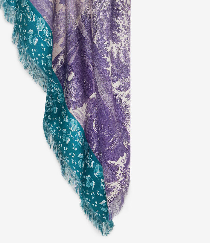 Pierre Louis Mascia ALOEUW Shawl Scarf Silk 135x195 LAVENDER ALOEUWSW135X195S4SE51445210118