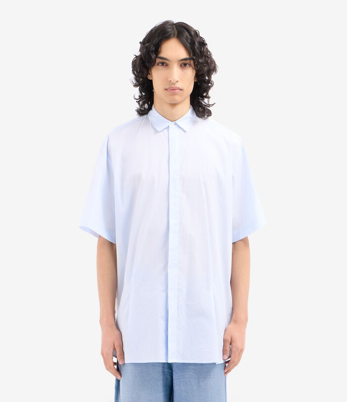 Pierre Louis Mascia ALOQHI Shortsleeve Shirt Cotton Silk SABBIA ALOQHICMC12797CO518188101