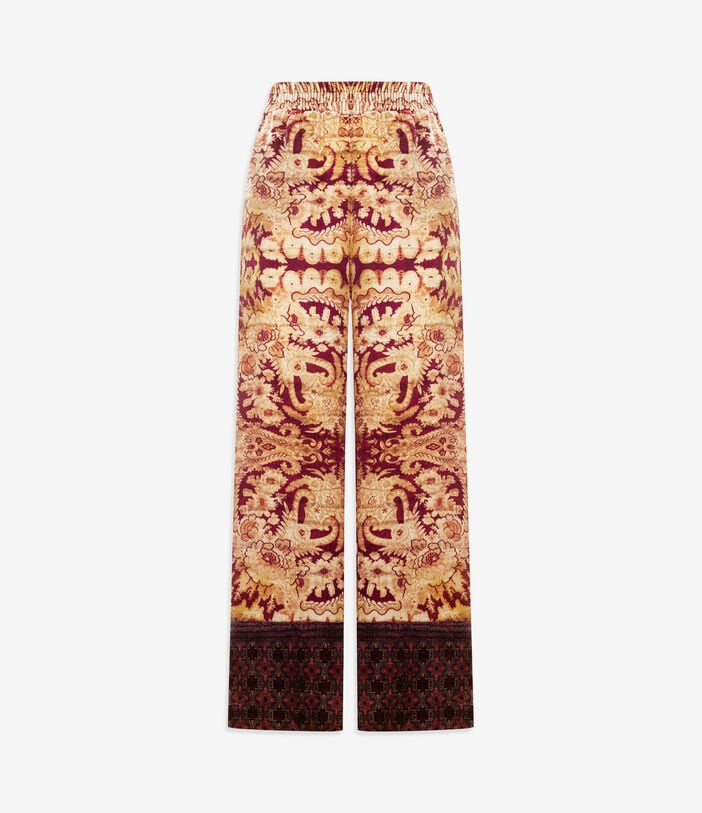 Pierre Louis Mascia KANADA Palazzo Trousers Viscose Silk Pierre Louis Mascia KANADA Palazzo Trousers Viscose Silk Multicolor KANADAPT12599VI516596101